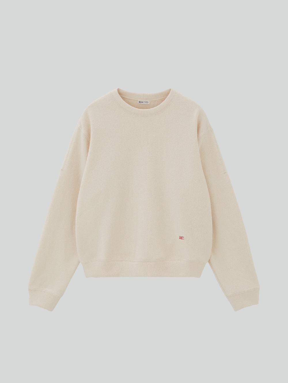 recto RC EMBROIDERED SWEATSHIRT (OATMEAL)