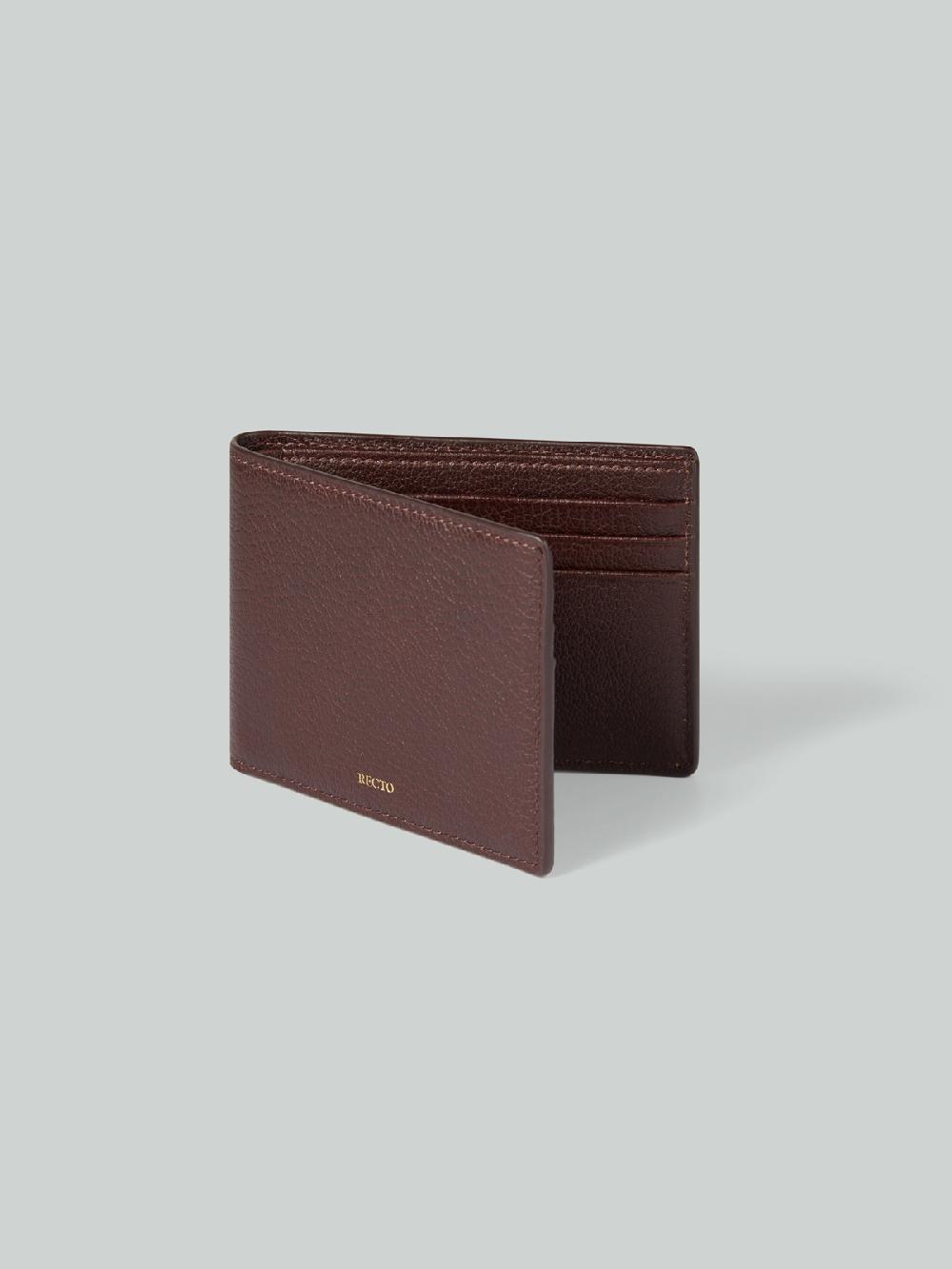 Recto RC LEATHER WALLET (RUM)