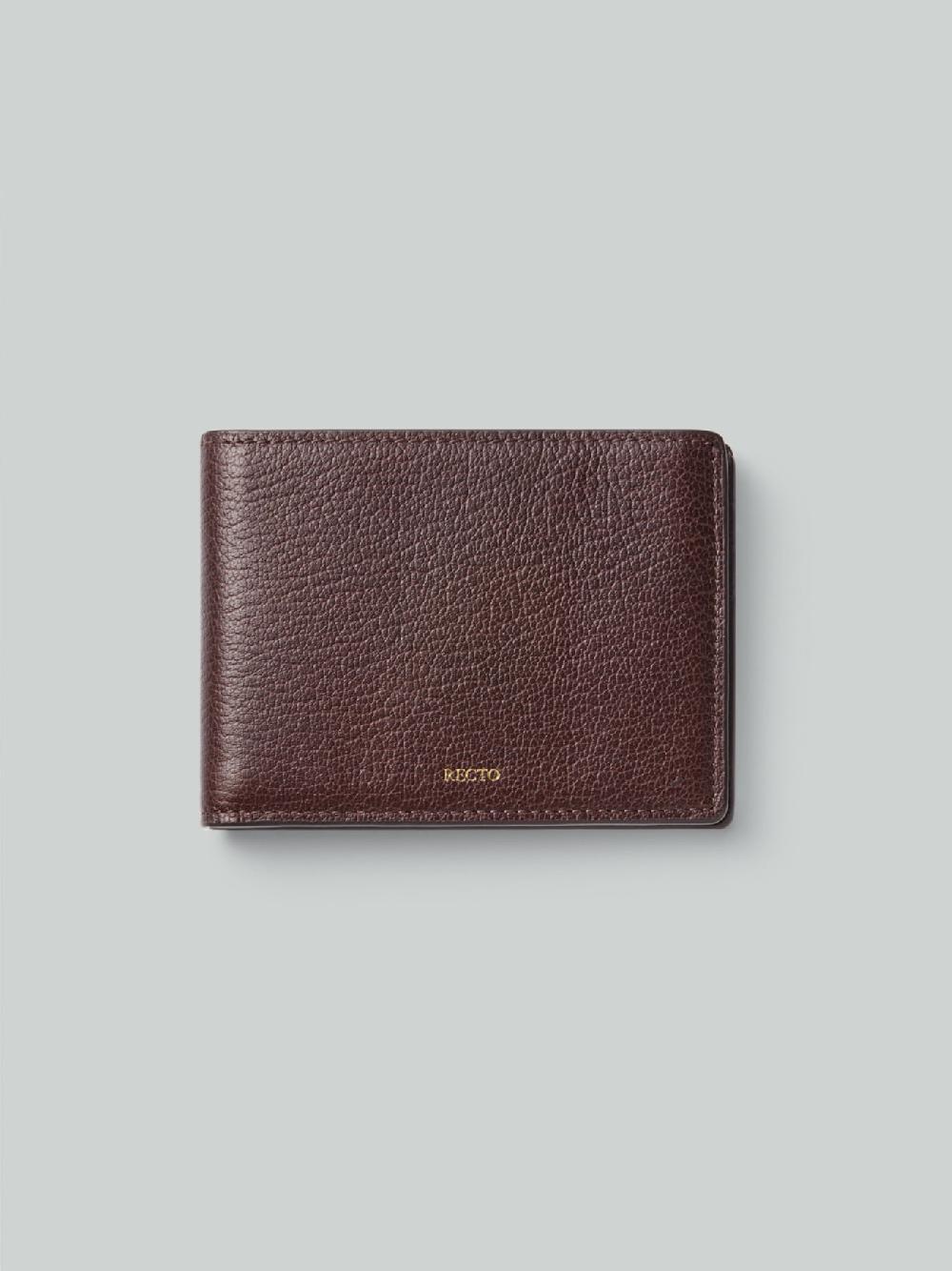 recto RC LEATHER WALLET (RUM)