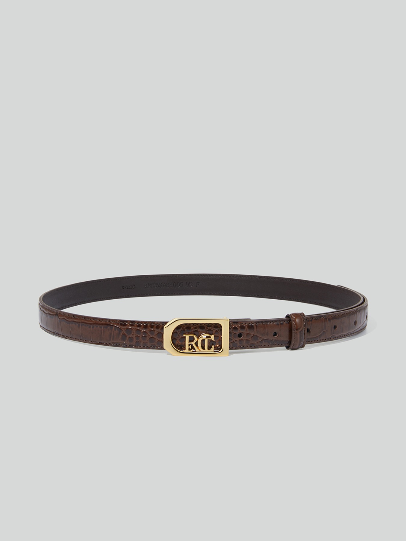 recto RC LOGO DADDY BELT (VINTAGE BROWN)