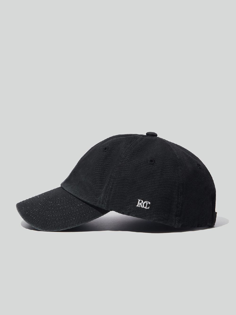 Recto RC LOGO VINTAGE WASHING BALL CAP (BLACK)