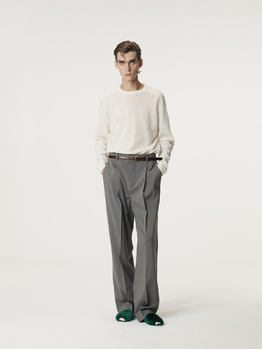 Recto RC SHEER KNIT TOP (CREAM)