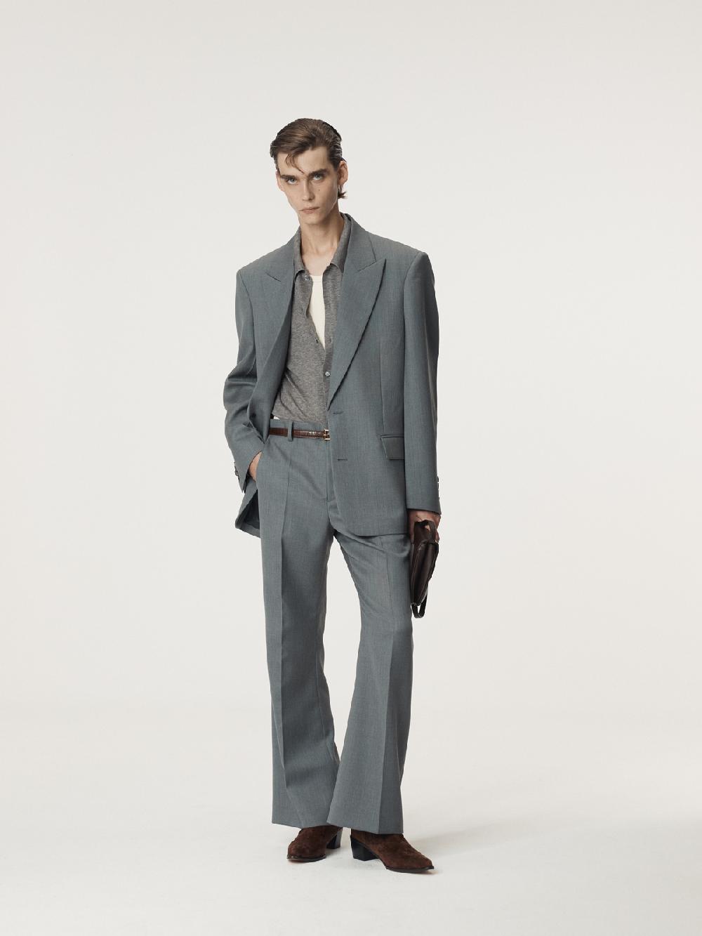 Recto RC SIGNATURE FLARE PANTS (DARK GREY)