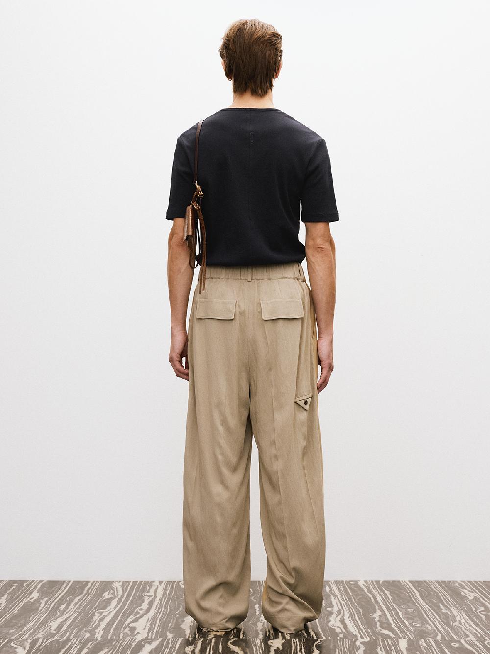 Recto RECTO LOGO RIBBED JERSEY T-SHIRT (NAVY)