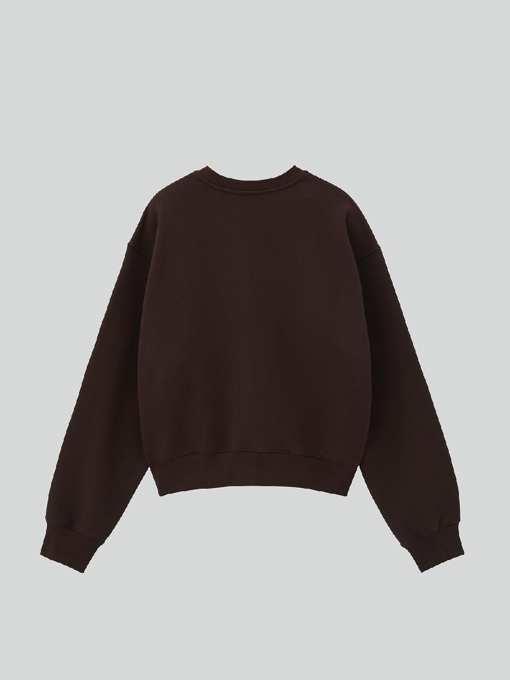 Recto RECTO X BROWN LLEGE LOGO SWEATSHIRT (BROWN)