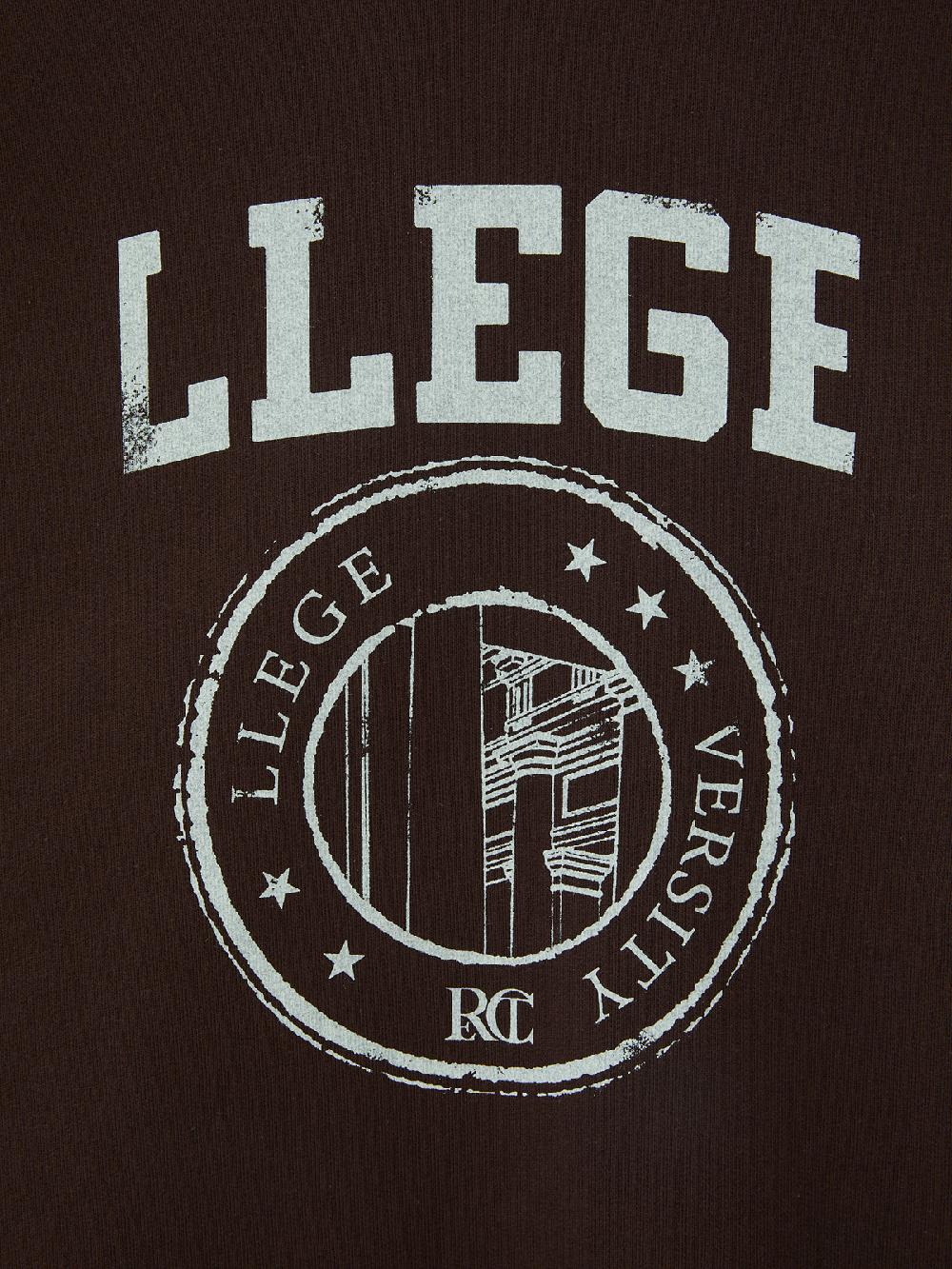 Recto RECTO X BROWN LLEGE LOGO SWEATSHIRT (BROWN)