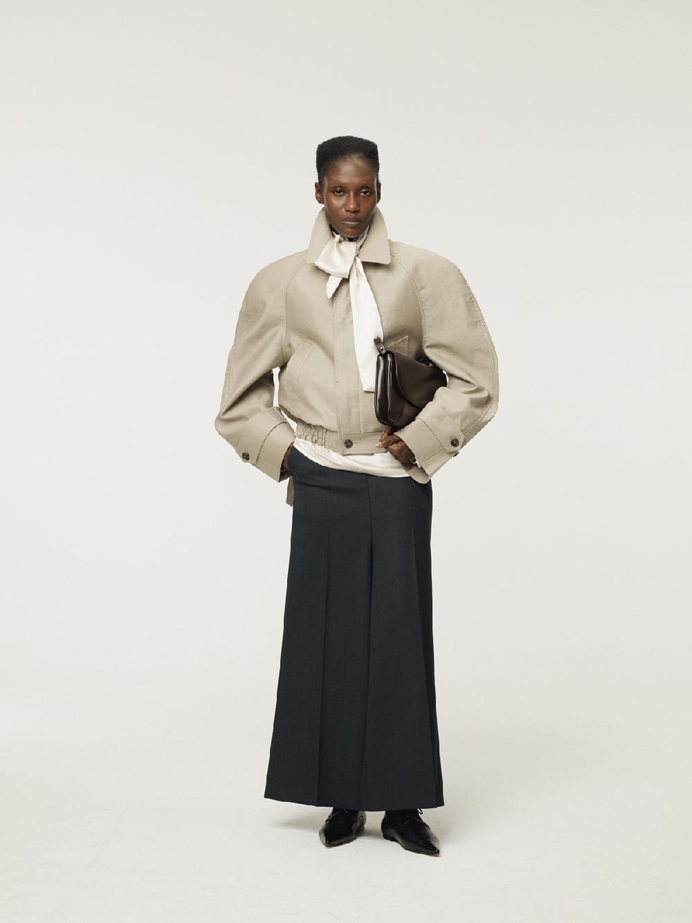 Recto REGLAN SLEEVES COTTON JUMPER (LIGHT TAUPE)