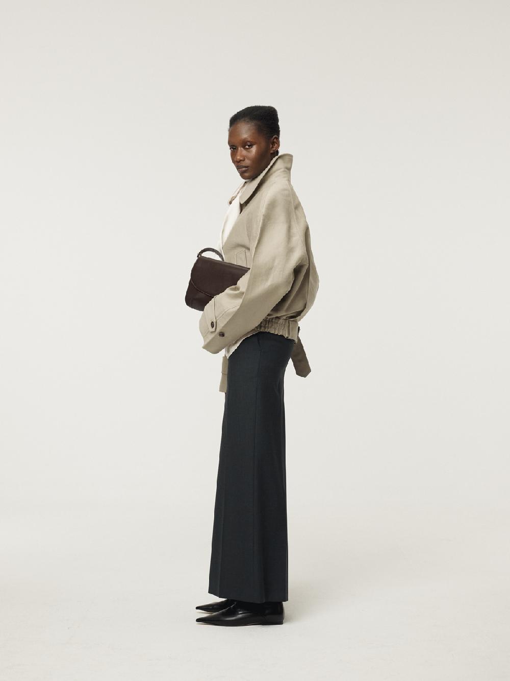 Recto REGLAN SLEEVES COTTON JUMPER (LIGHT TAUPE)