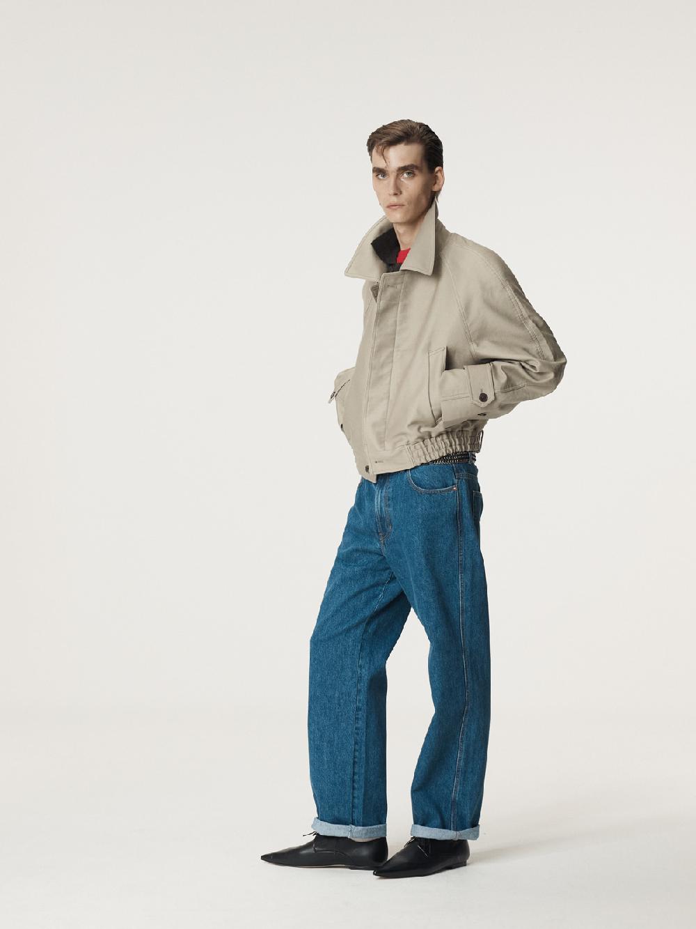 Recto REGLAN SLEEVES COTTON JUMPER (LIGHT TAUPE)