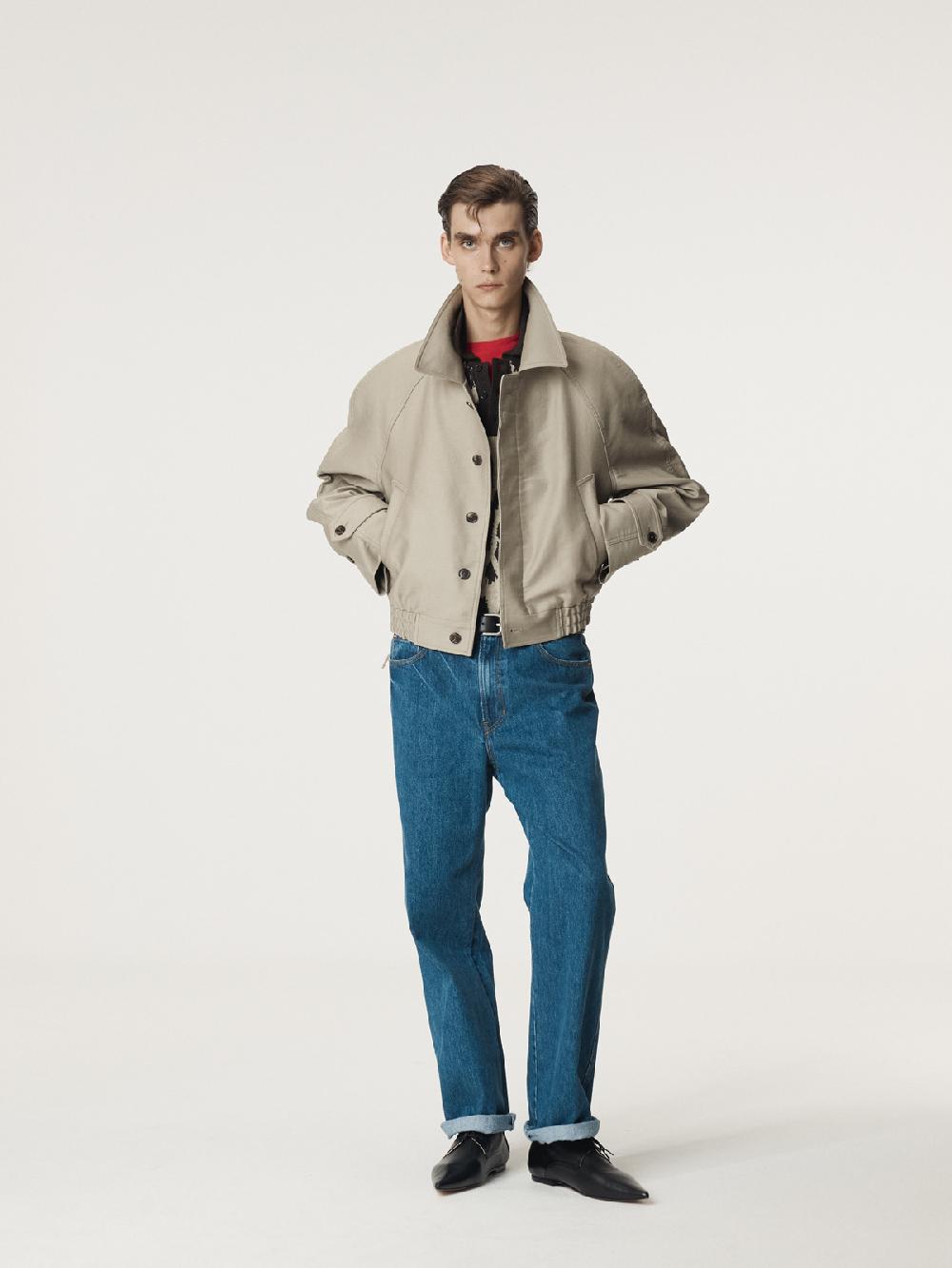 Recto REGLAN SLEEVES COTTON JUMPER (LIGHT TAUPE)