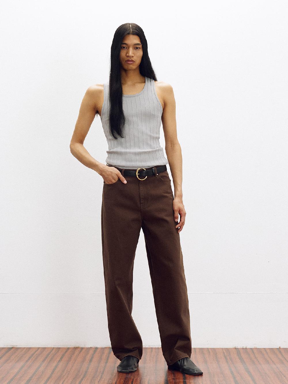 Recto REGULAR FIT DENIM PANTS (VINTAGE BROWN)