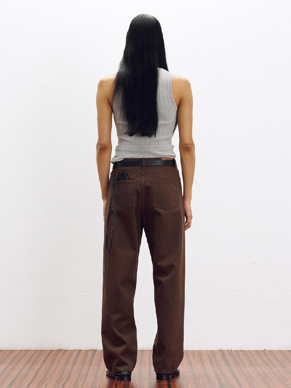 Recto REGULAR FIT DENIM PANTS (VINTAGE BROWN)