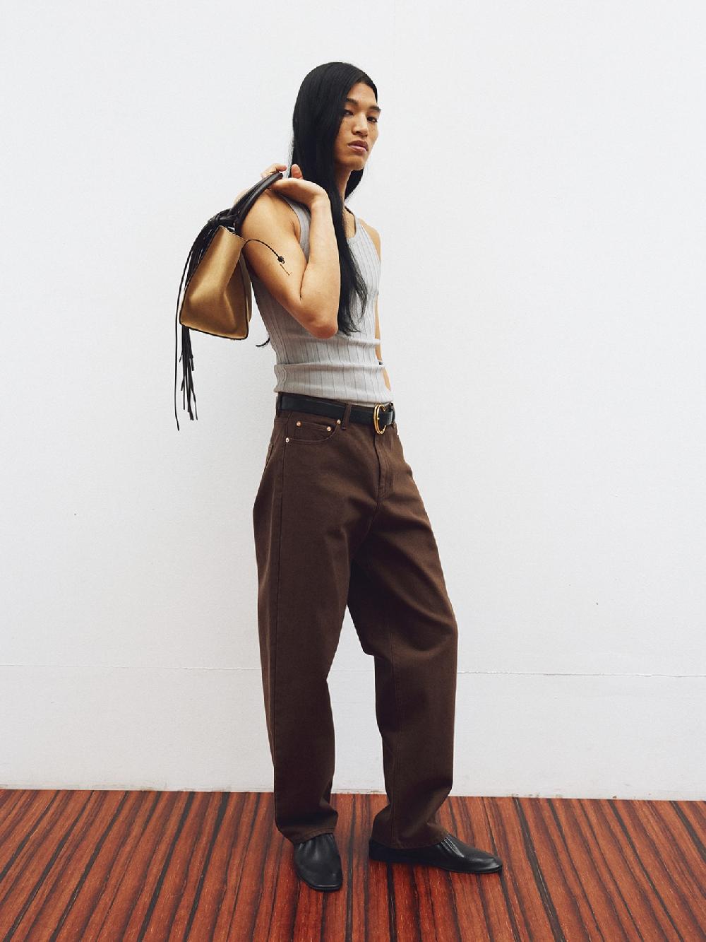 recto REGULAR FIT DENIM PANTS (VINTAGE BROWN)