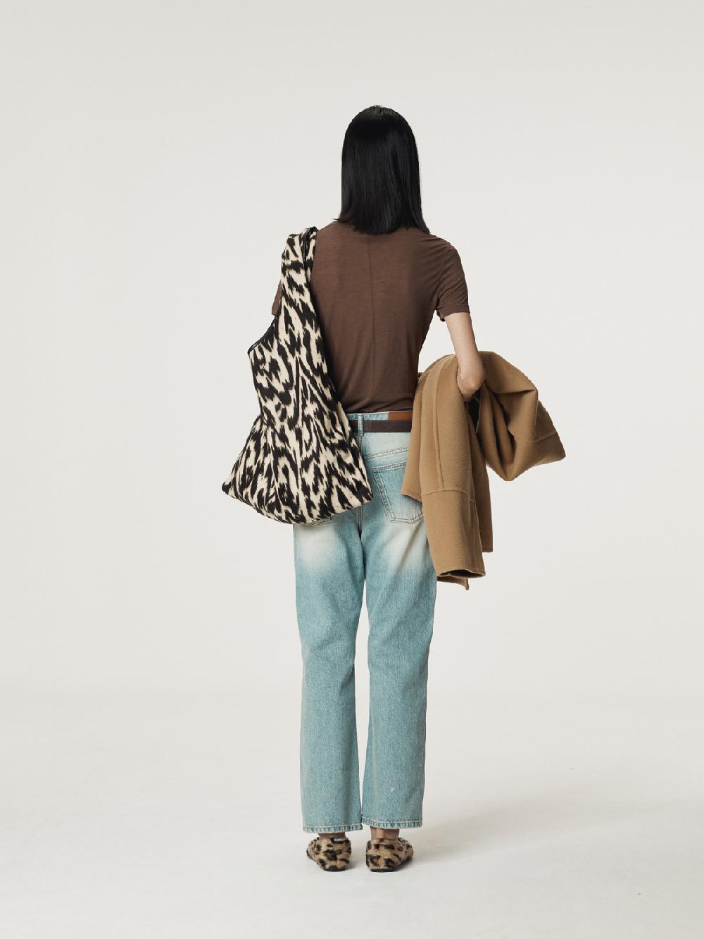 Recto SEMI FLARE DENIM PANTS (LIGHT BLUE)