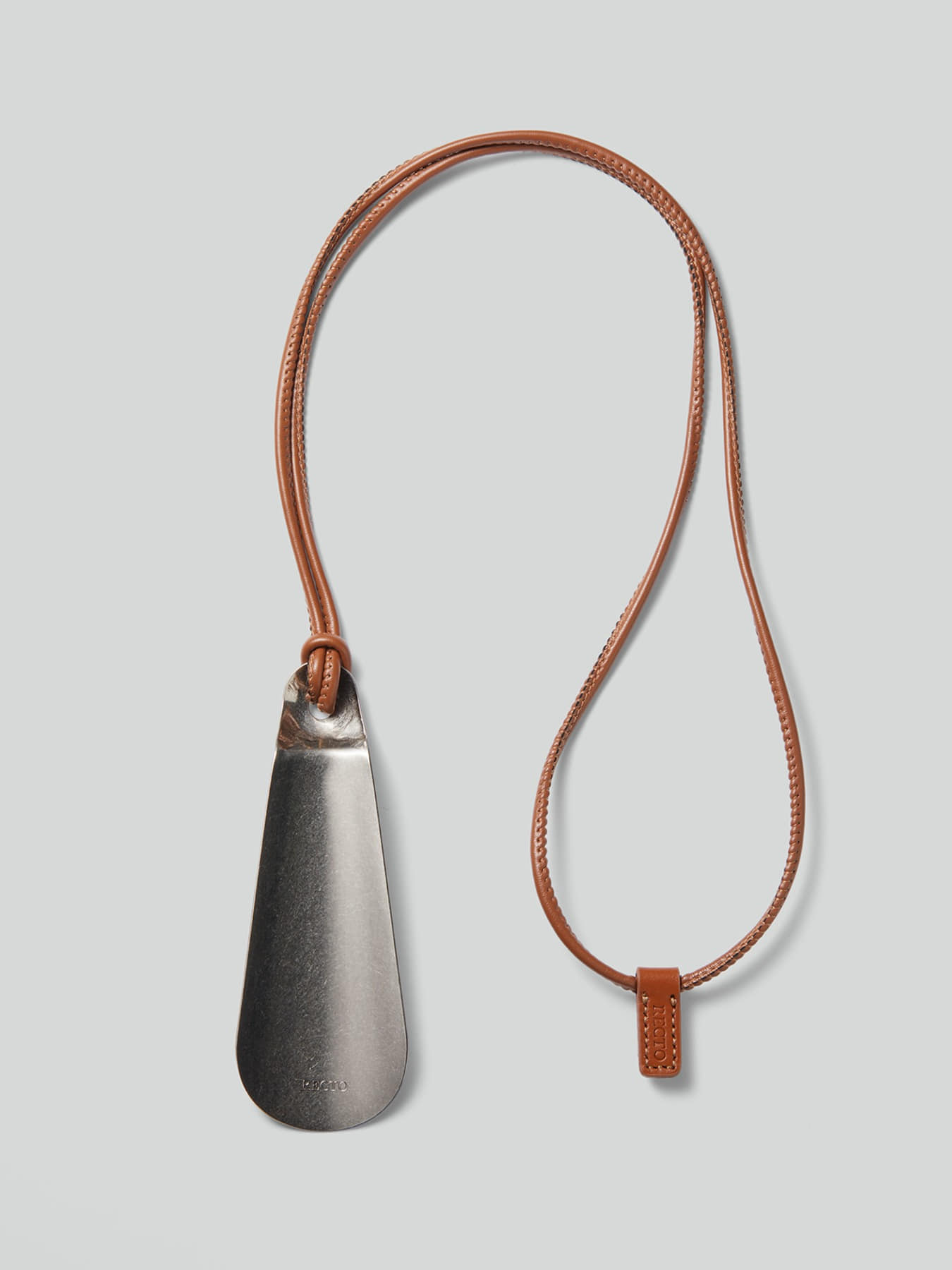 recto SHOEHORN NECKLACE (VINTAGE BROWN)