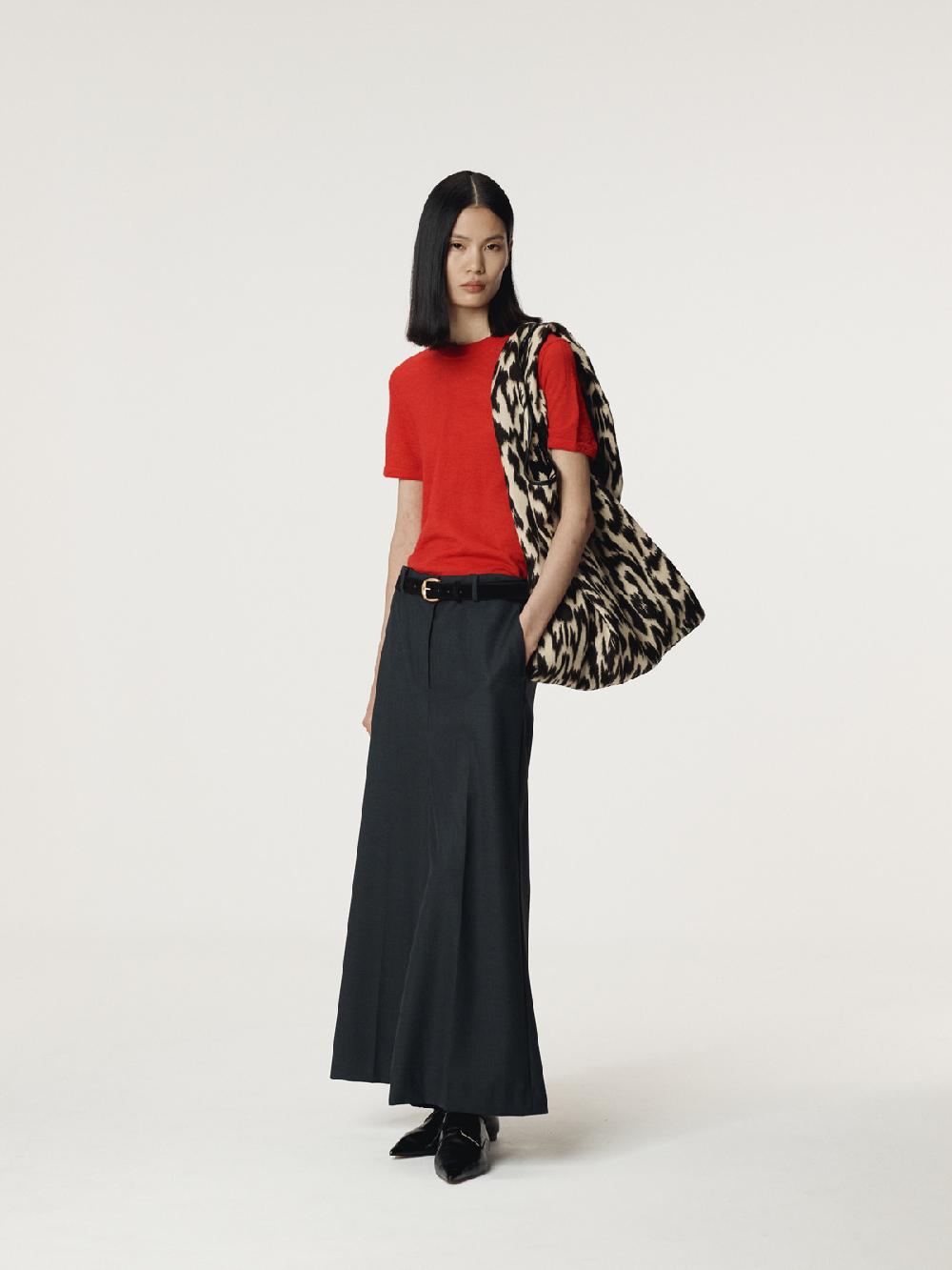 Recto SINTRA SLIT SKIRT PANTS (CHARCOAL GREY)