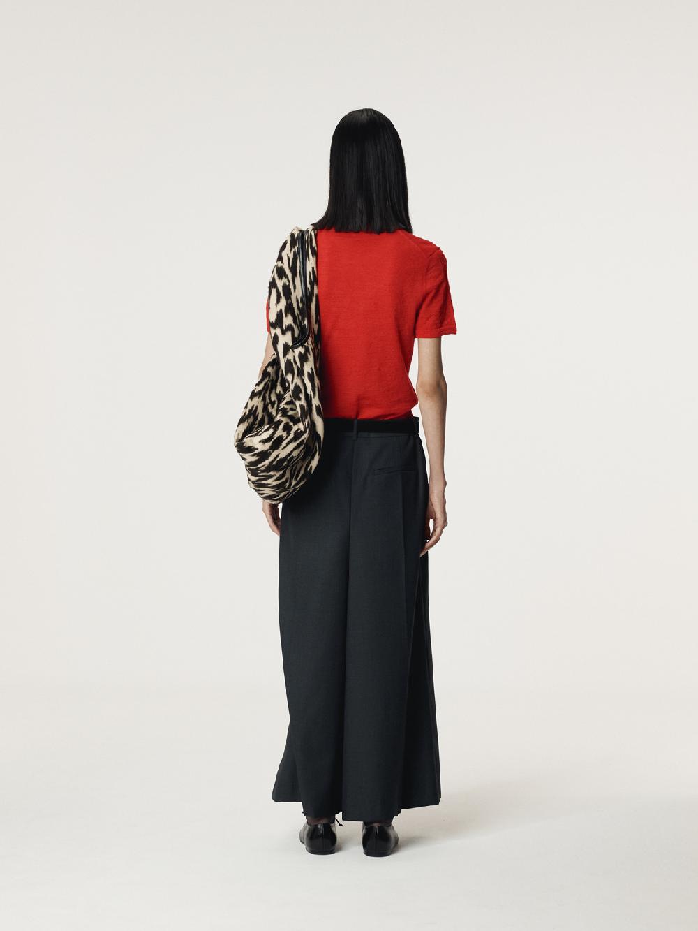 Recto SINTRA SLIT SKIRT PANTS (CHARCOAL GREY)