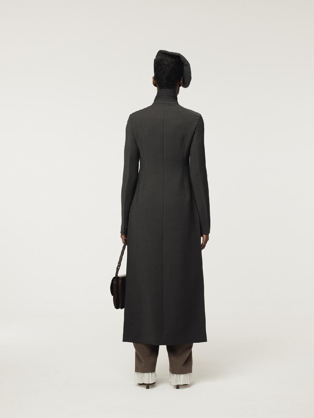 Recto SLIM FIT SHIRT DRESS (CHARCOAL GREY)