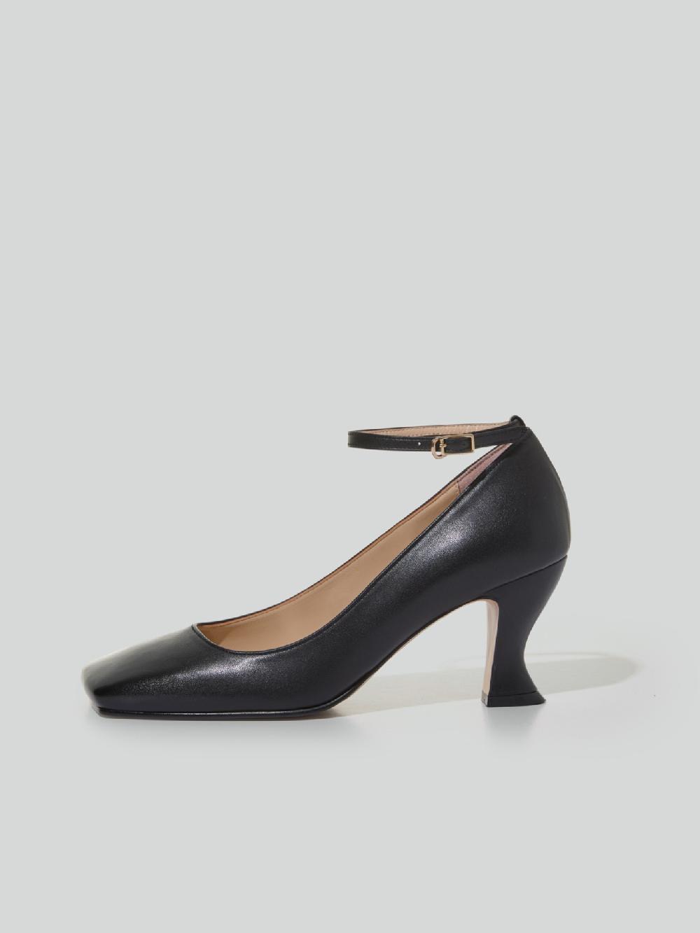 recto SQUARE TOE MARY JANE PUMPS (BLACK)
