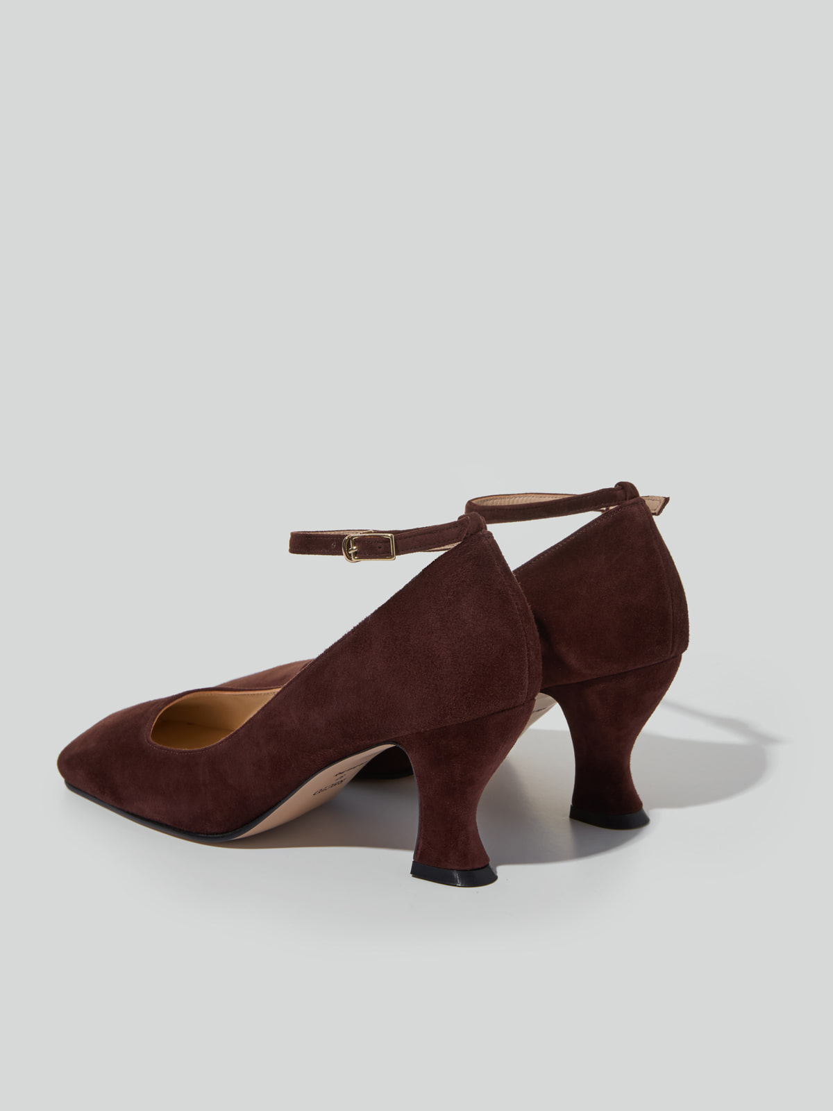 Recto SQUARE TOE MARY JANE PUMPS (MAHOGANI BROWN)