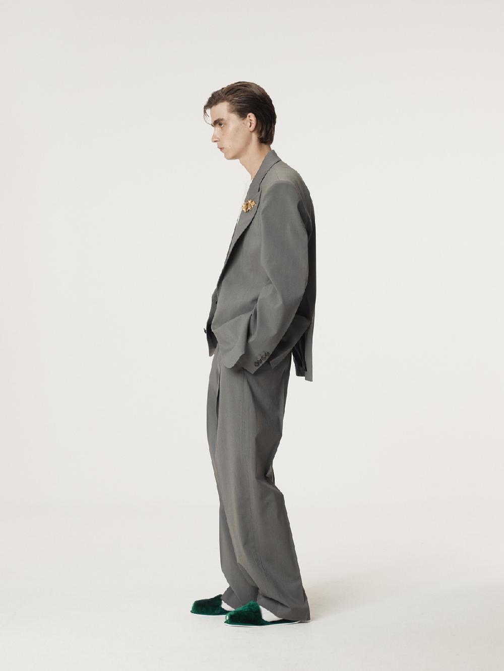 Recto STRUCTURED SINGLE SUIT JACKET (MIDNIGHT GREY)