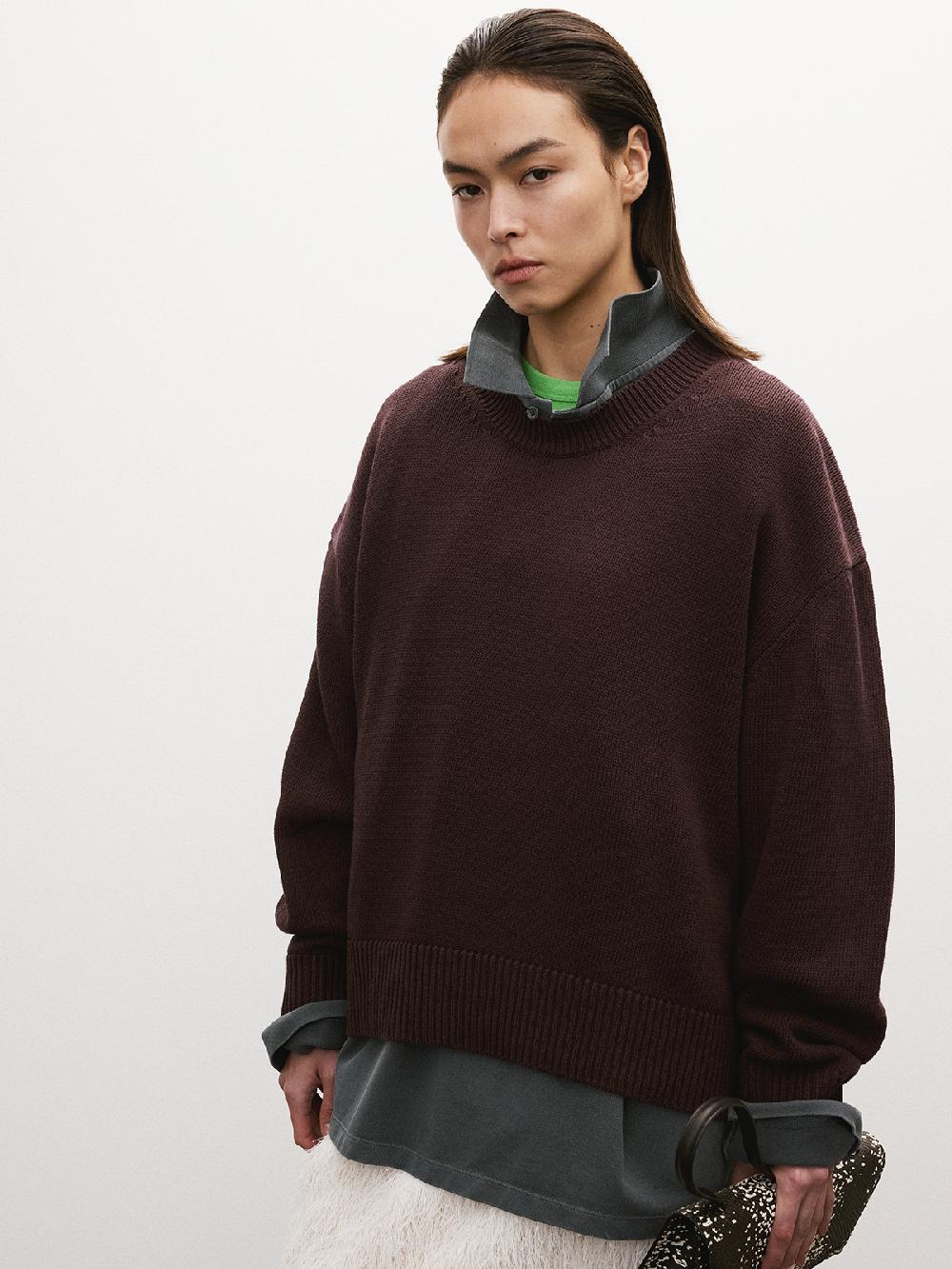 Recto SUMMER NIGHT KNIT SWEATER (VINTAGE BROWN)