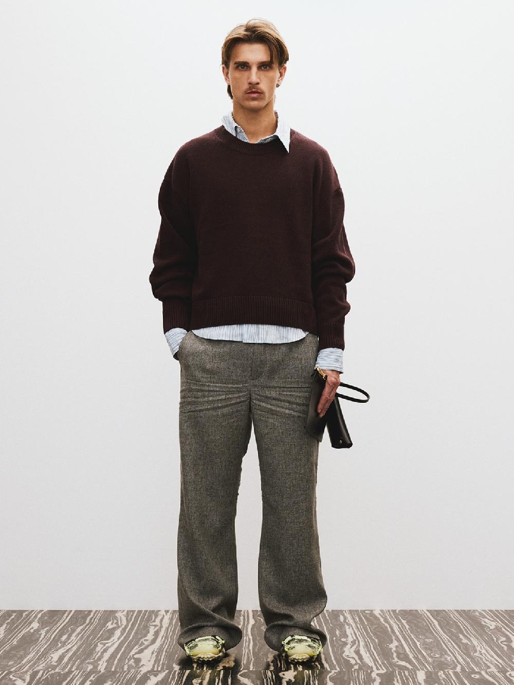 recto SUMMER NIGHT KNIT SWEATER (VINTAGE BROWN)