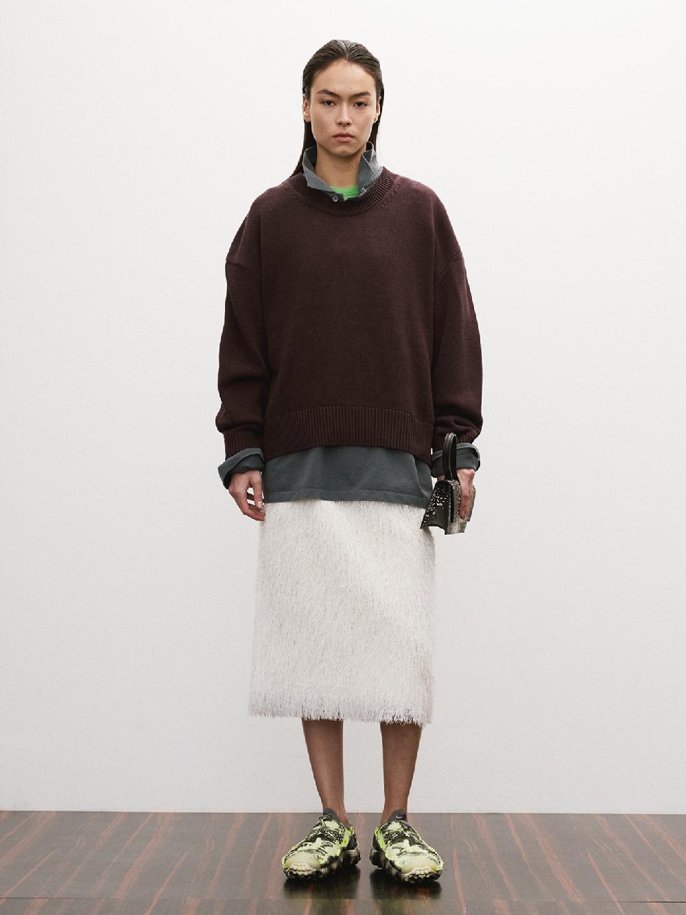 recto SUMMER NIGHT KNIT SWEATER (VINTAGE BROWN)