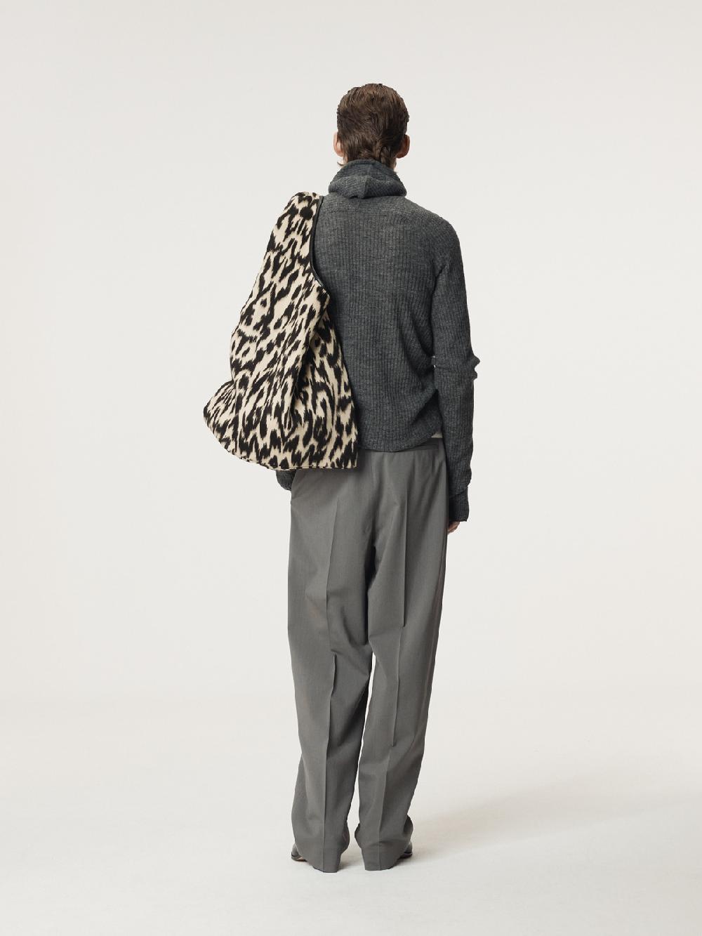 Recto TUCK DETAIL SUIT PANTS (MIDNIGHT GREY)