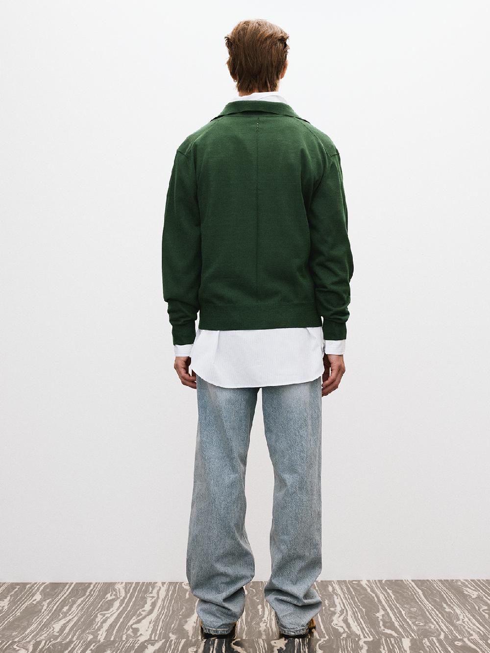 Recto VINTAGE DADDY KNIT POLO TOP (VINTAGE GREEN)