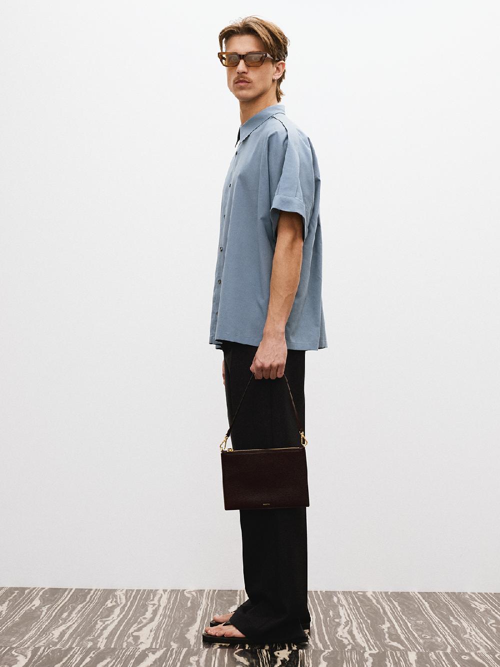 Recto VINTAGE DADDY OVER SHIRT (DUSTY BLUE)