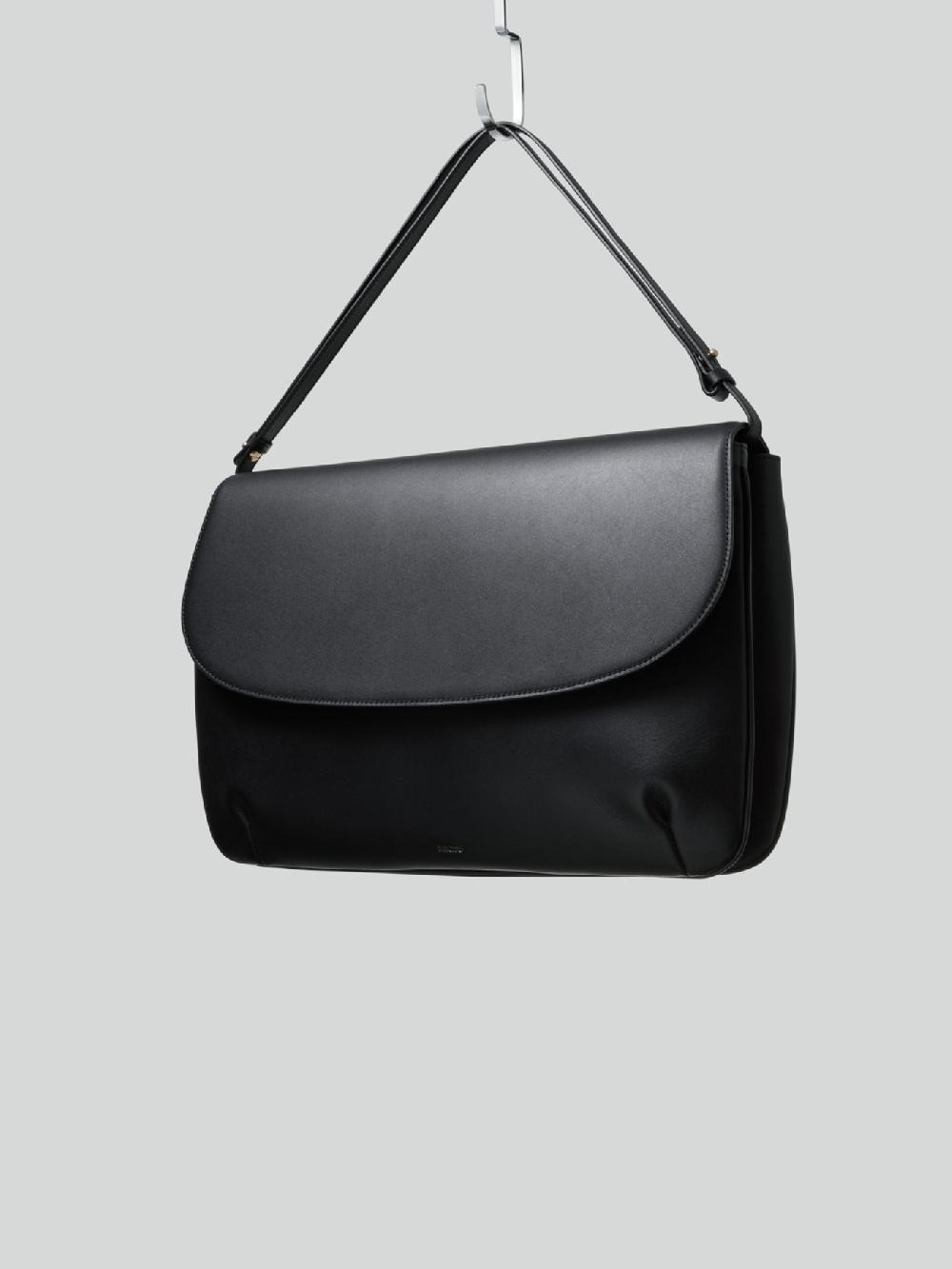 recto VINTAGE FLAP BAG LARGE (BLACK)