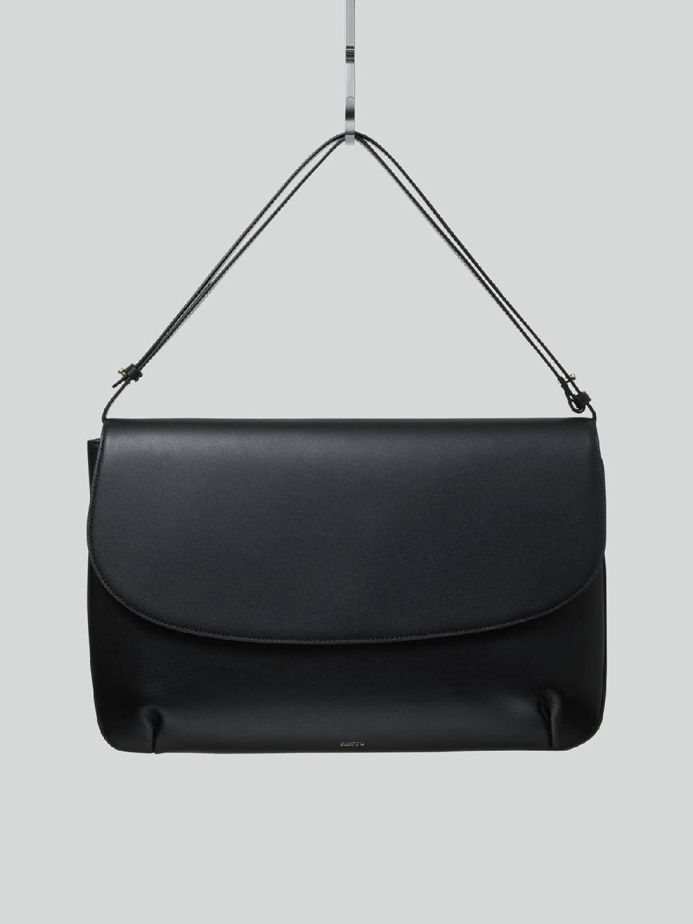 Recto VINTAGE FLAP BAG LARGE (BLACK)