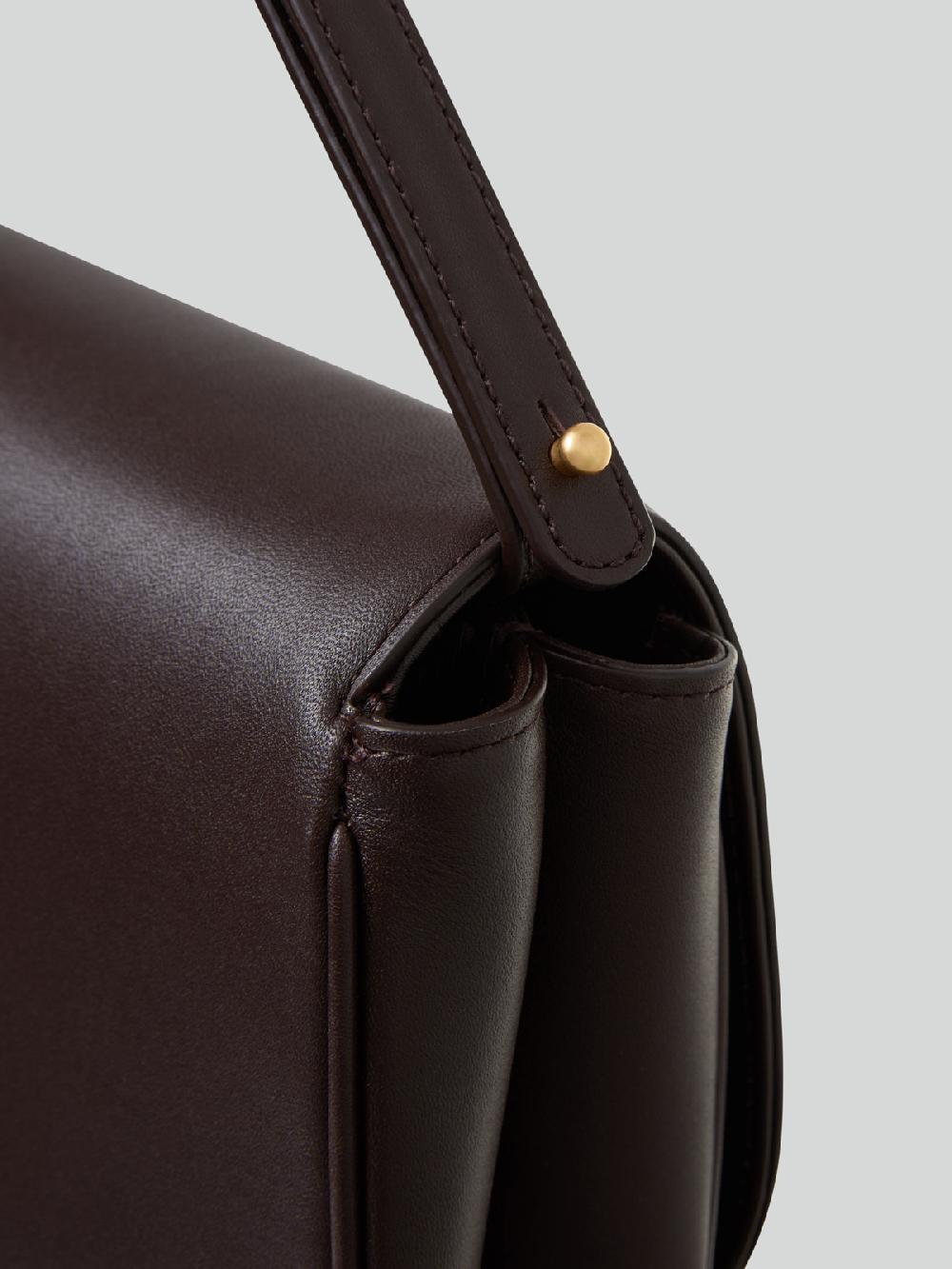 Recto VINTAGE FLAP BAG LARGE (MAHOGANI BROWN)