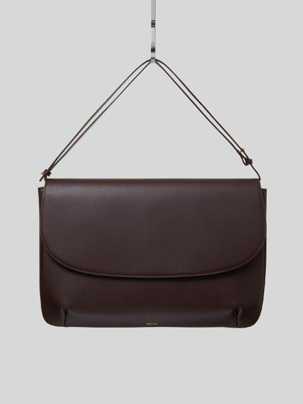 Recto VINTAGE FLAP BAG LARGE (MAHOGANI BROWN)