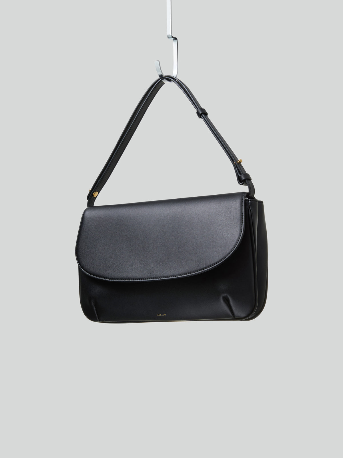 Recto VINTAGE FLAP BAG MEDIUM (BLACK)