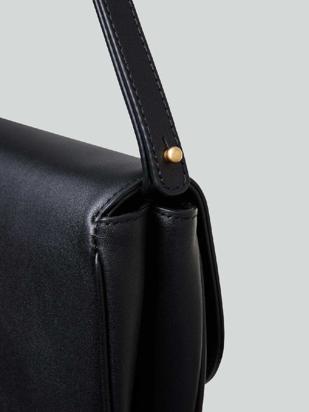 Recto VINTAGE FLAP BAG MEDIUM (BLACK)