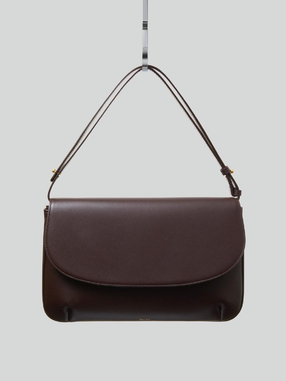 recto VINTAGE FLAP BAG MEDIUM (MAHOGANI BROWN)