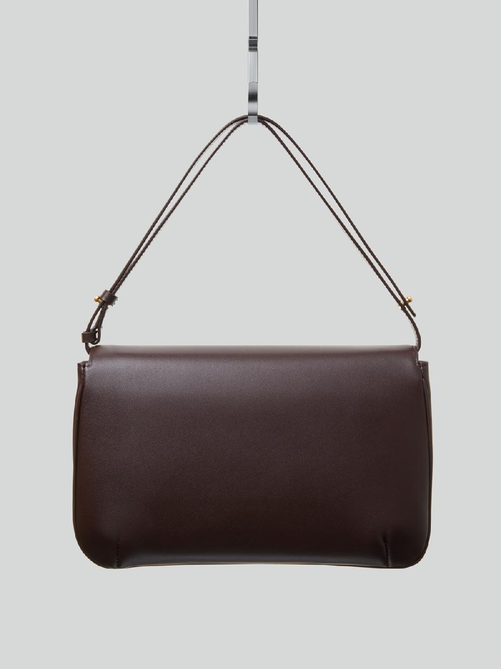 Recto VINTAGE FLAP BAG MEDIUM (MAHOGANI BROWN)