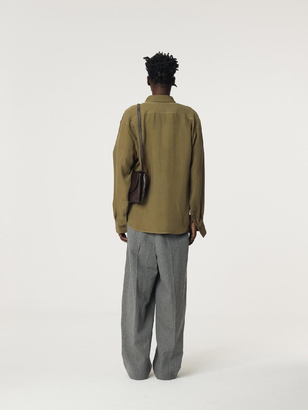 Recto VINTAGE JACQUARD SHIRT (KHAKI)