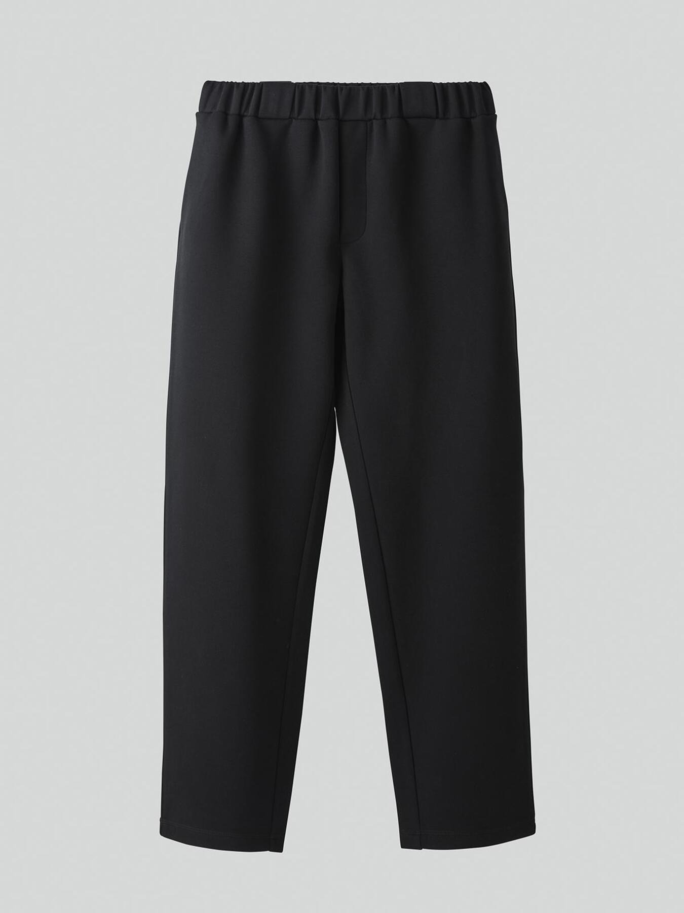 recto WIDE BANDING LOOSE FIT SWEAT PANTS (BLACK)