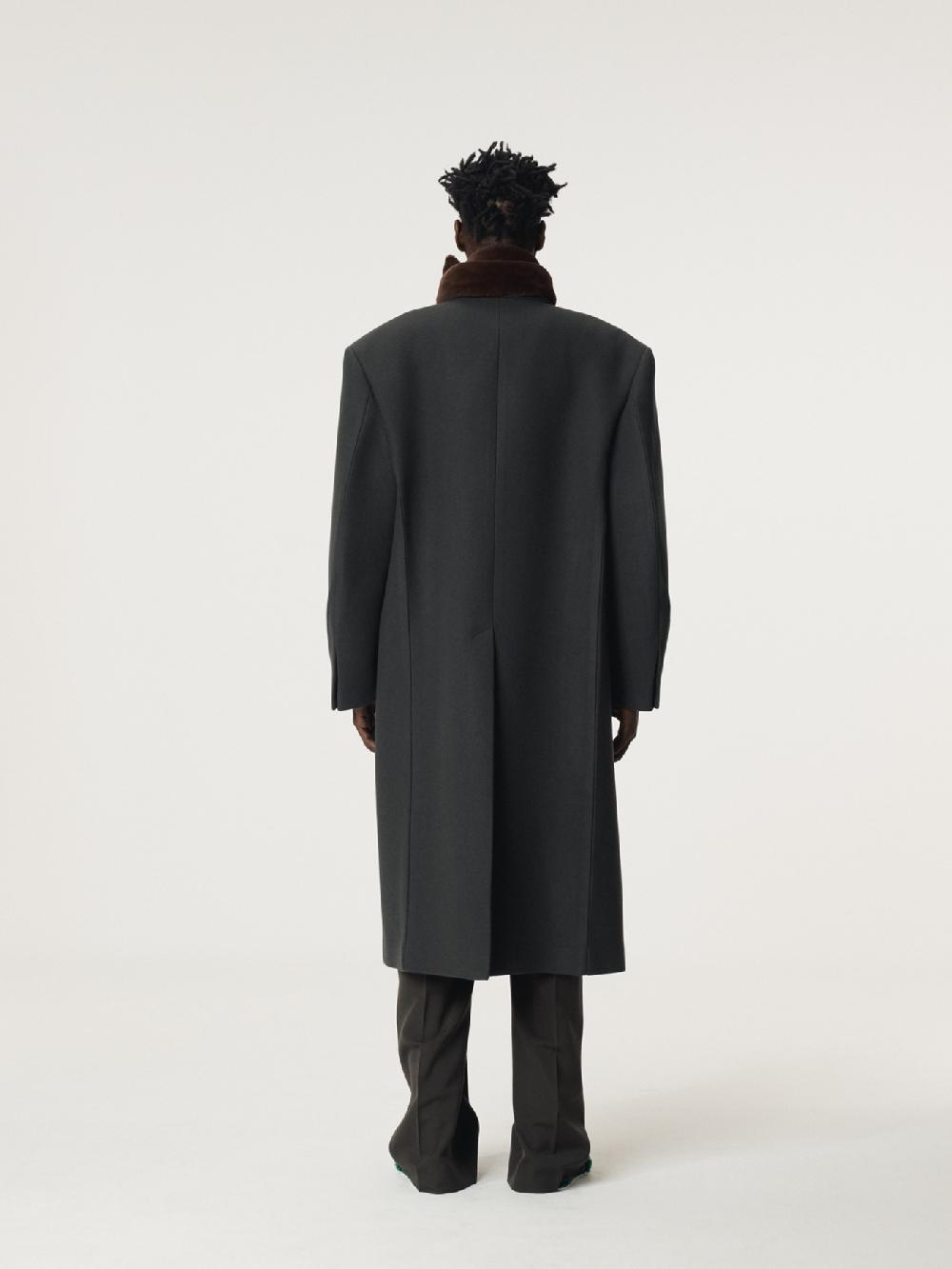 Recto WOOL SINGLE COAT (BLUISH CHARCOAL)