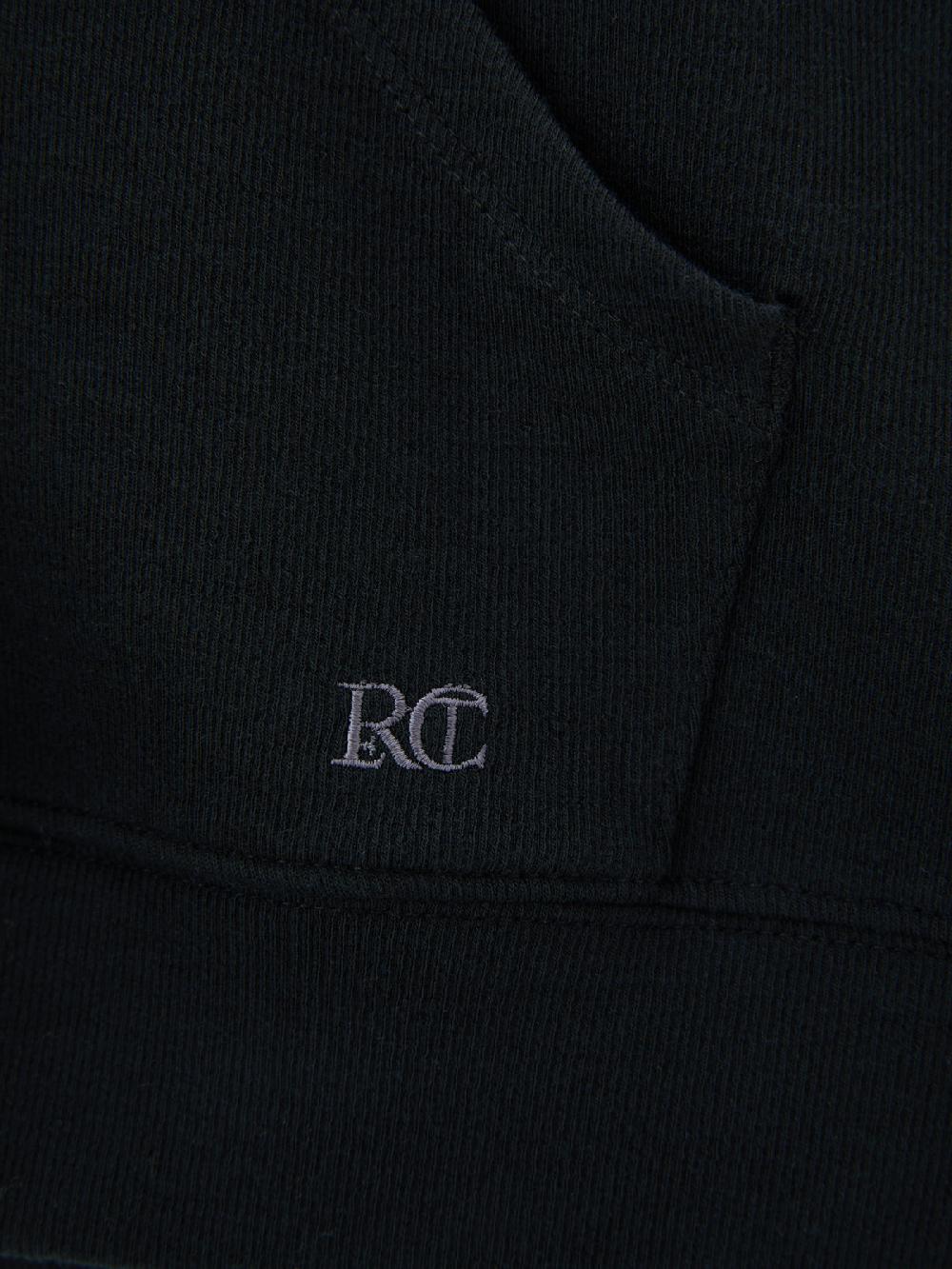 Recto WOOL TENCEL ZIP HOODIE (BLACK)