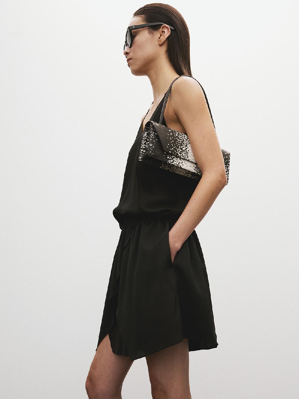 Recto WRAP LAYERS BANDING SHORTS (BLACK)