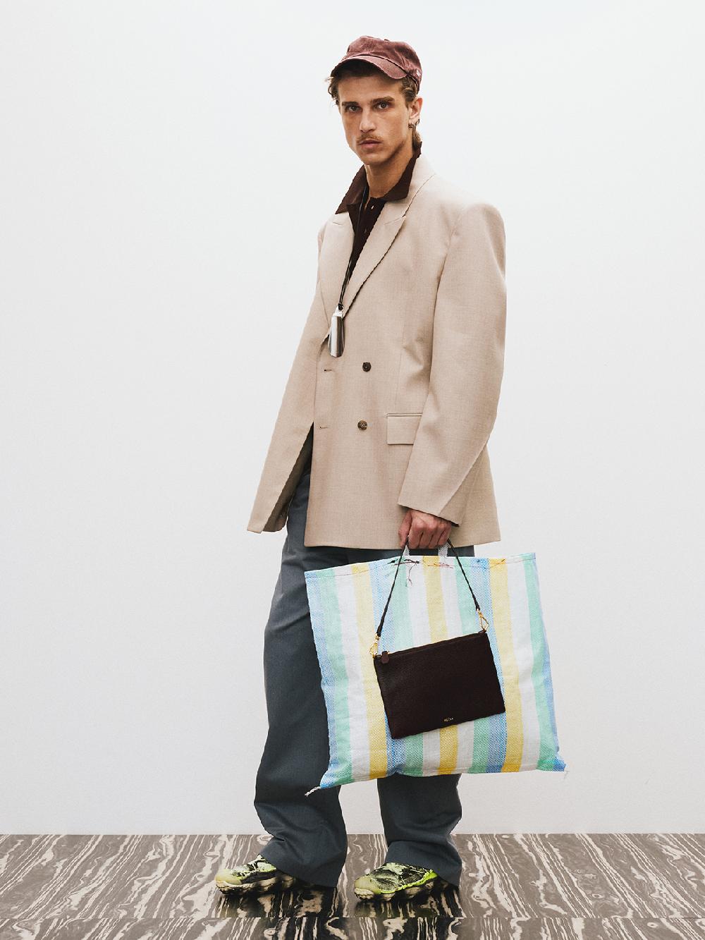 Recto SIGNATURE HOURGLASS DOUBLE BREASTED JACKET (SEPIA BEIGE)