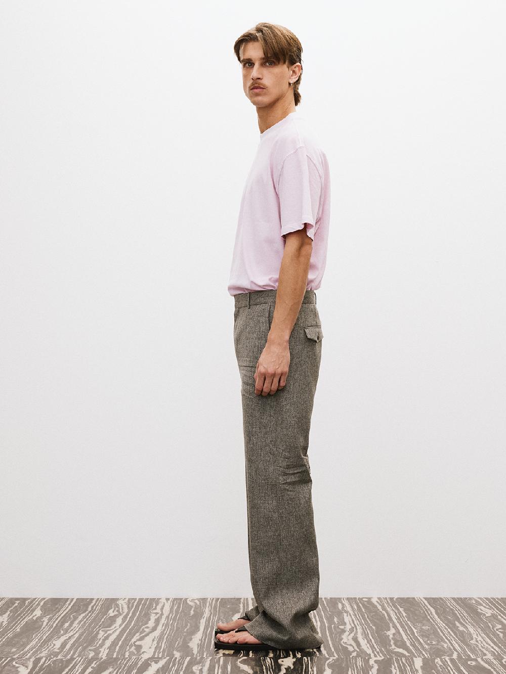 Recto VINTAGE WASHED COTTON OVERSIZE T-SHIRT (WHITENED PINK)