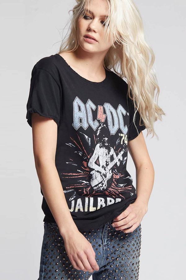 Recycled Karma AC/DC ‘74 Jailbreak 1984 Fitted Graphic Tee