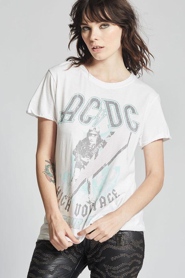 Recycled Karma AC/DC High Voltage Vintage Graphic Tee