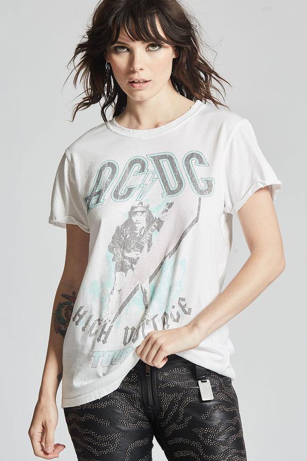 Recycled Karma AC/DC High Voltage Vintage Graphic Tee