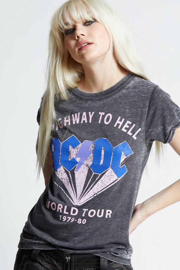 Recycled Karma AC/DC Highway To Hell Tour Vintage Concert Tee